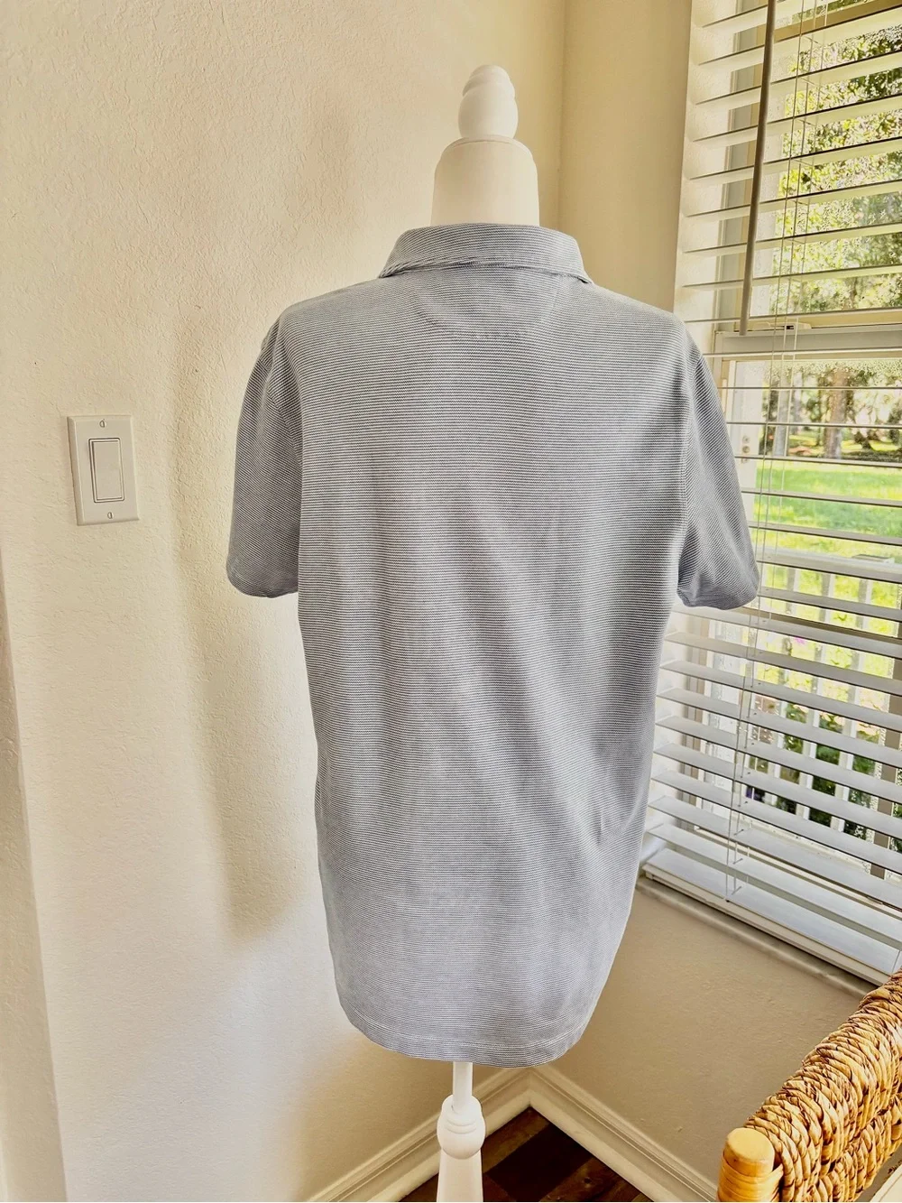 Banana Republic style stripes short